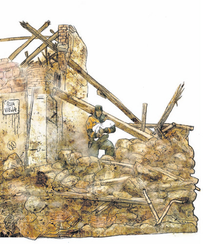 Nueve gitanos sepultados bajo las ruinas de Ruavieja 41